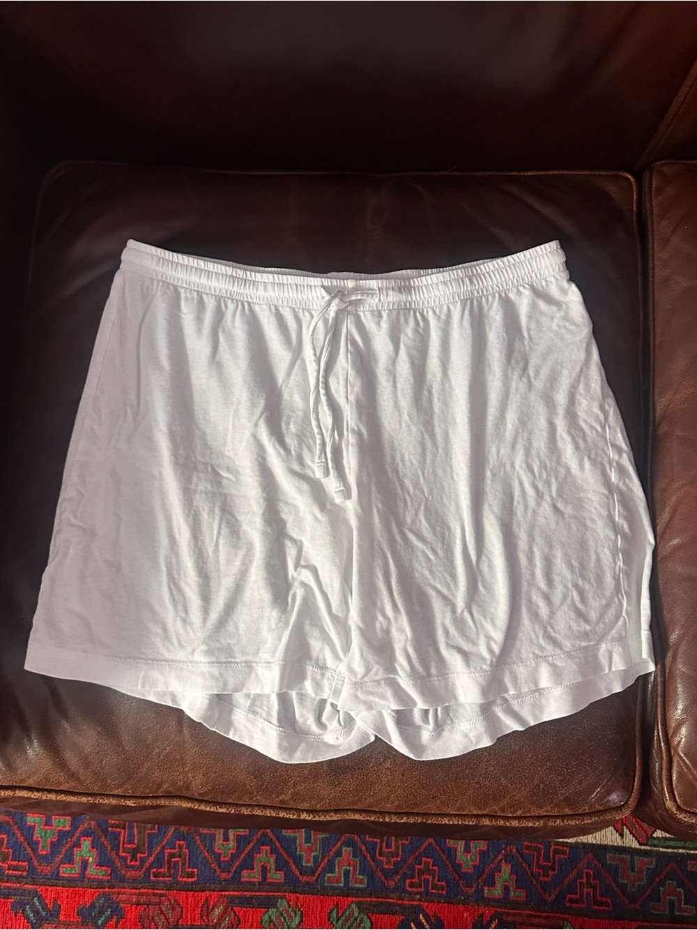 J. Crew White Tissue pajama short